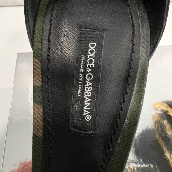 DOLCE AND GABBANA Baroque DG sandals in camouflage patchwork EU:38 - Picture 5 of 12